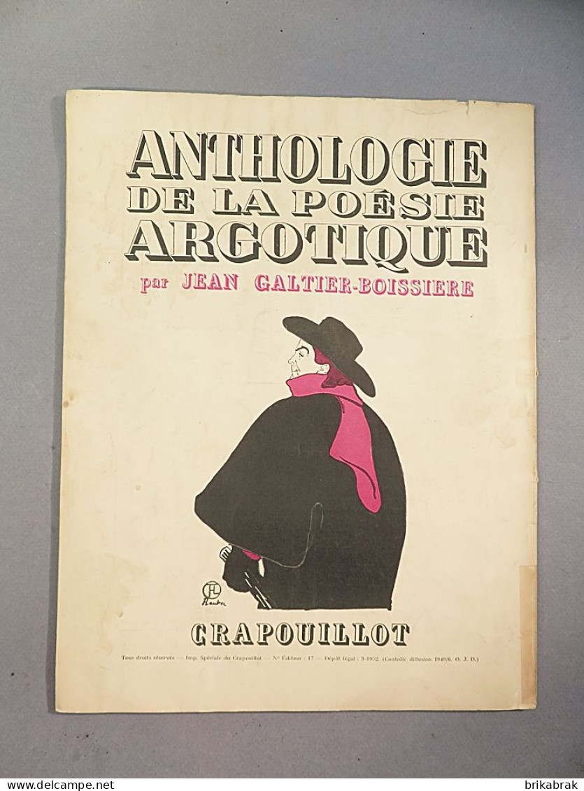+ JOURNAL LE CRAPOUILLOT N° 17 PETAIN DE GAULLE 1952 - Histoire Revue - Francese