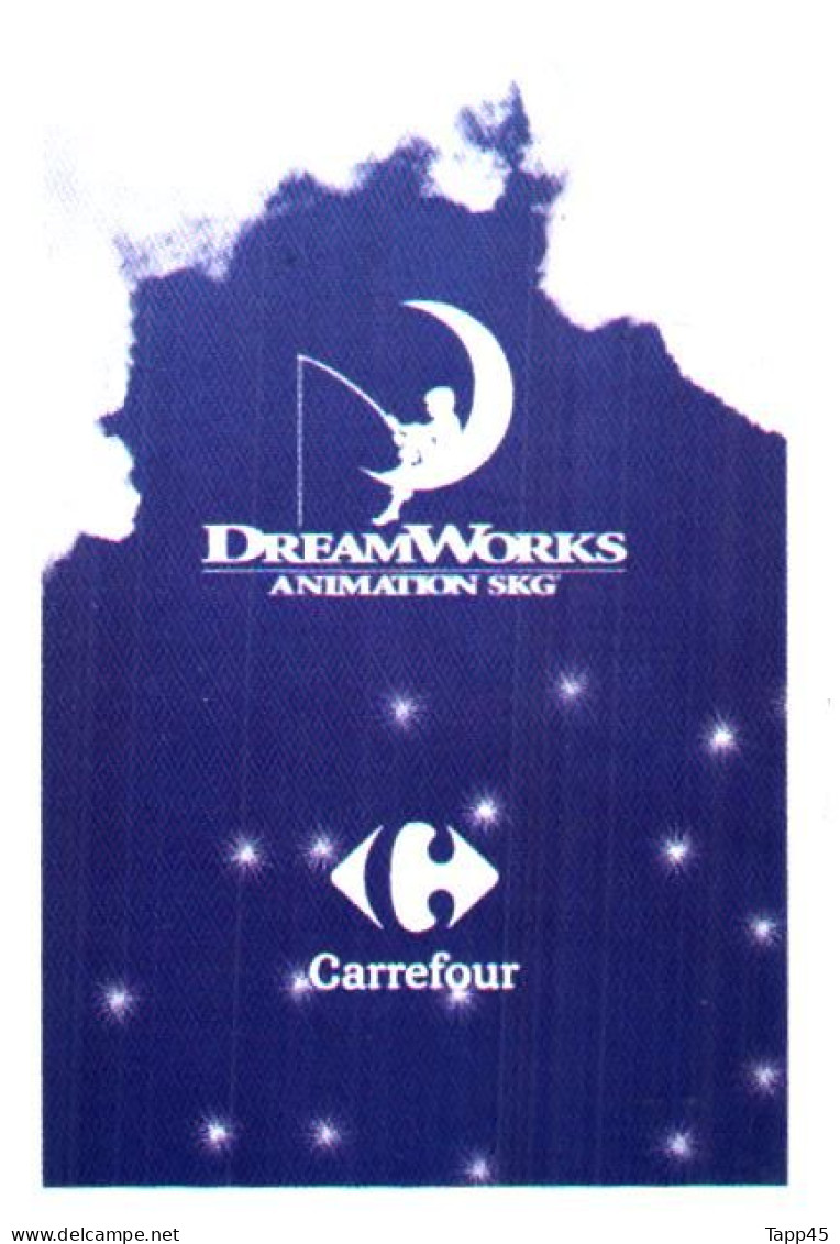 DreamWorks >Animation Skg > Carrefour > 10 cartes > Réf T v 13/2/8