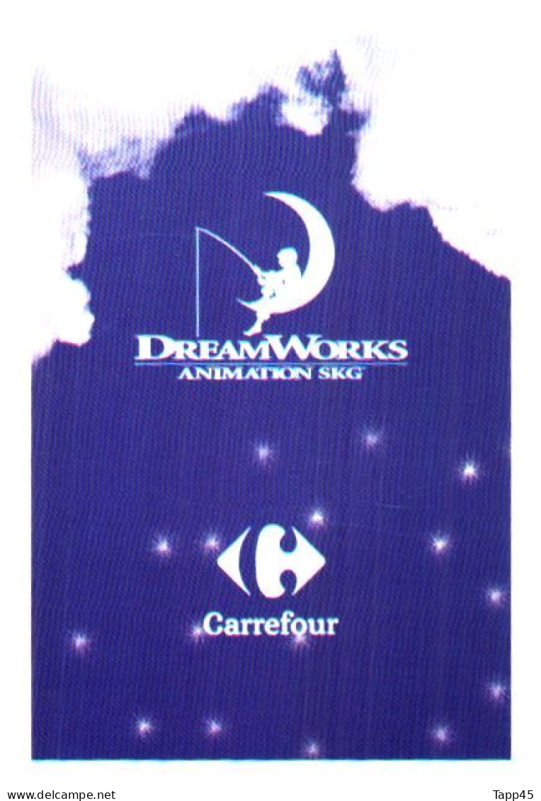 DreamWorks >Animation Skg > Carrefour > 10 cartes > Réf T v 13/2/11