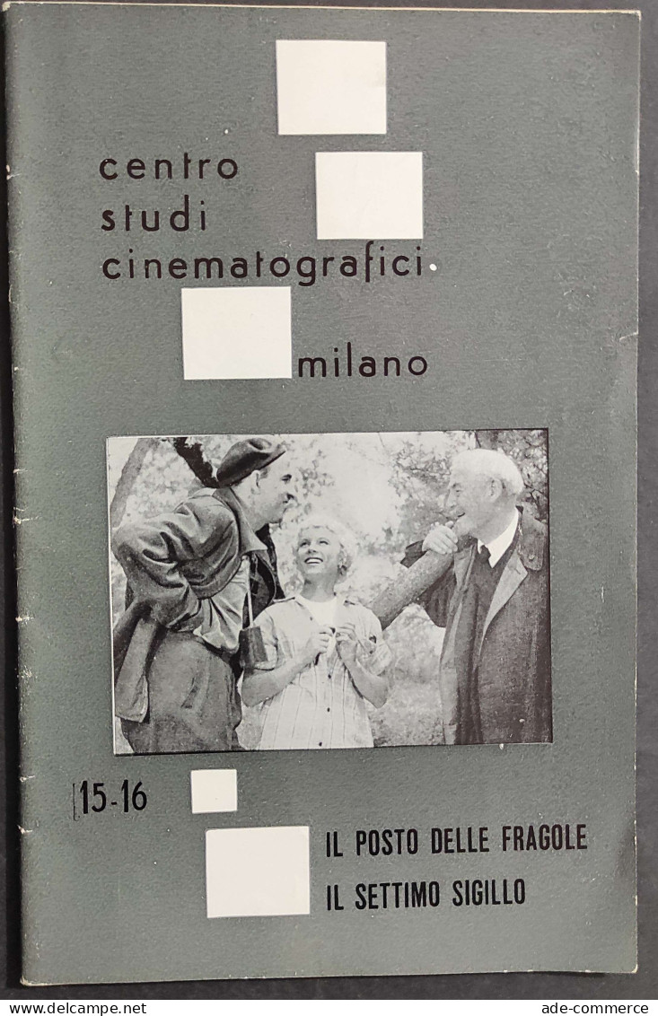 Il Posto Delle Fragole - Il Settimo Sigillo - I. Bergman - 1960 - C. Studi Cinematografici Milano                        - Film En Muziek