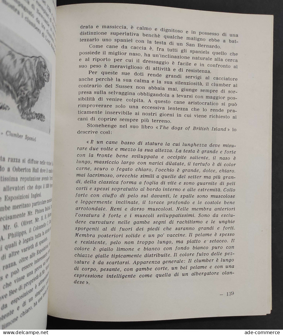 Il Cocker E Gli Altri Spaniels Da Caccia - D. De Conti - Ed. La Sorgente - 1955                                          - Animaux De Compagnie