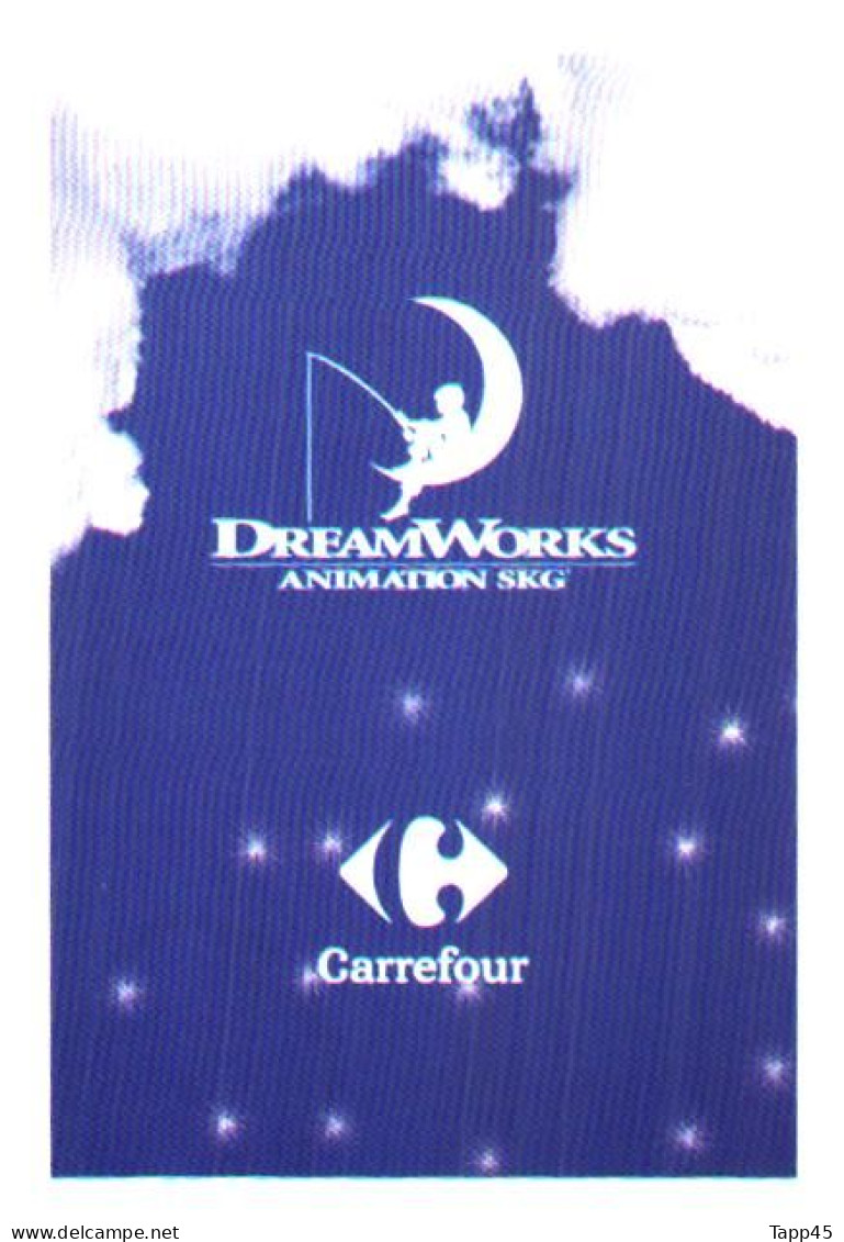 DreamWorks >Animation Skg > Carrefour > 10 cartes > Réf T v 13/4/21
