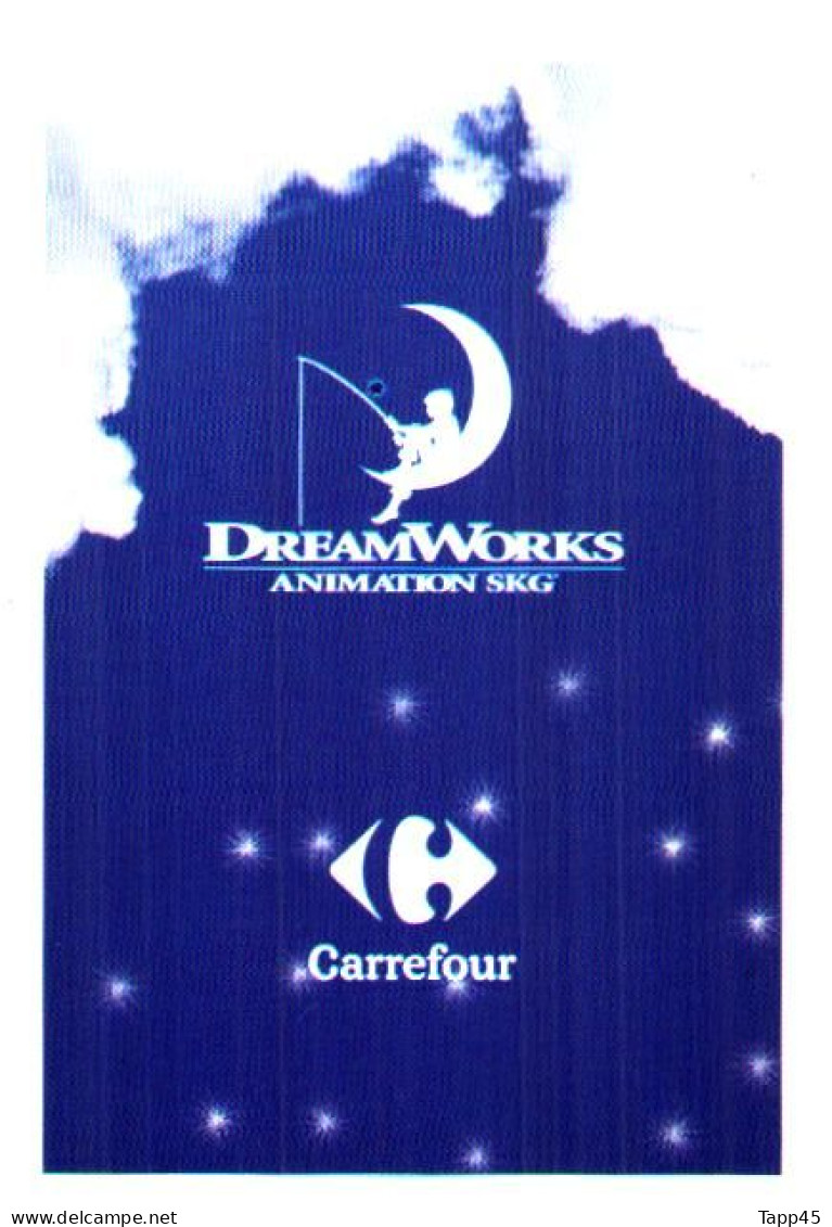 DreamWorks >Animation Skg > Carrefour > 10 cartes > Réf T v 13/4/23