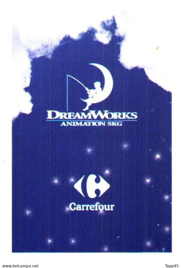 DreamWorks >Animation Skg > Carrefour > 10 cartes > Réf T v 13/5/26