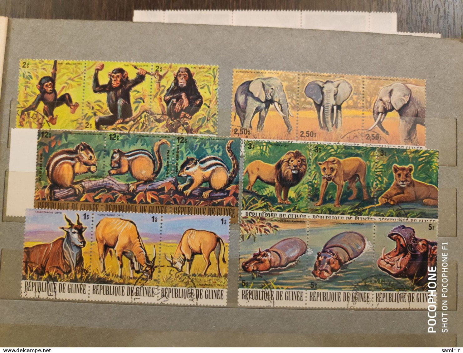 1977 Burundi	Animals Elephants Monkeys Lions (F10) - Oblitérés