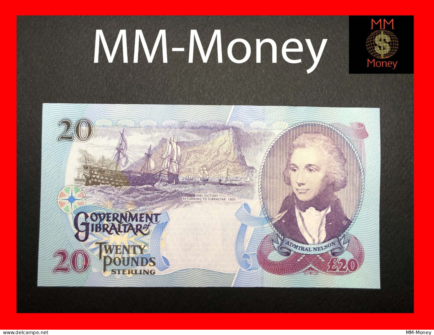 GIBRALTAR  20 £  1.12.2006   P. 33     UNC - Gibraltar