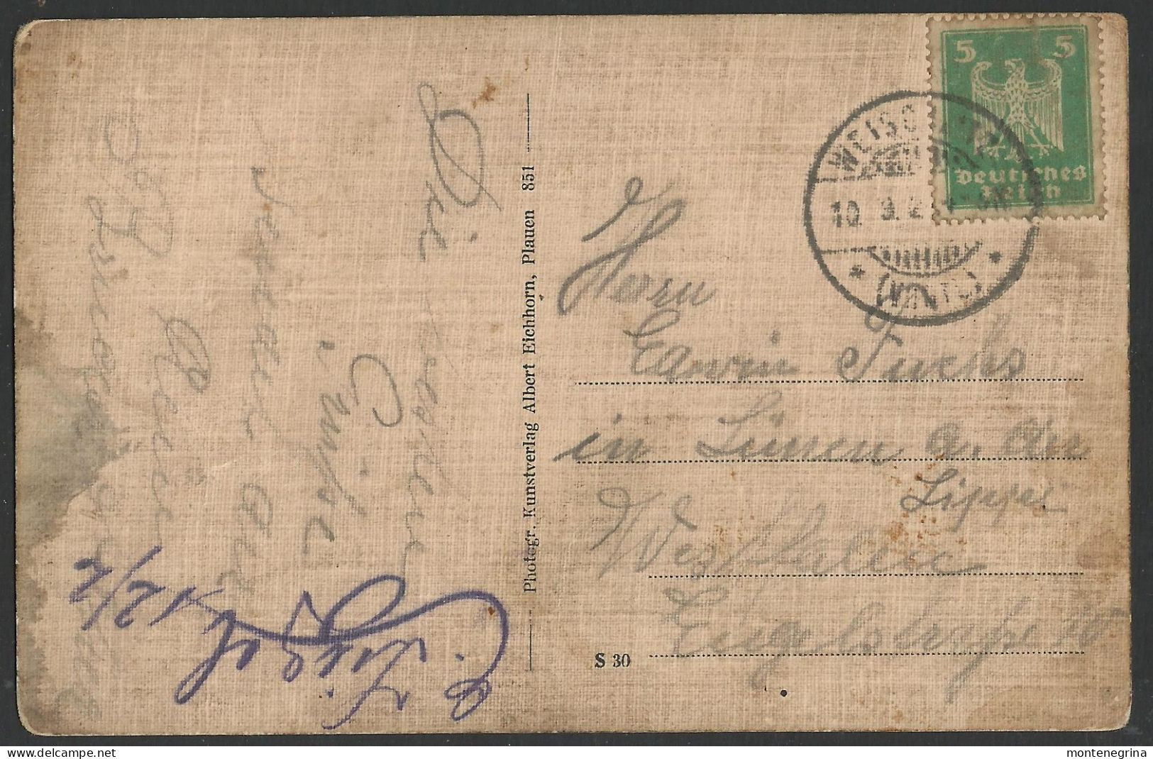 GEILSDORF - Gesamtansicht, Ortsanicht - 1923 Old Postcard (see Sales Conditions) 08463 - Gersdorf
