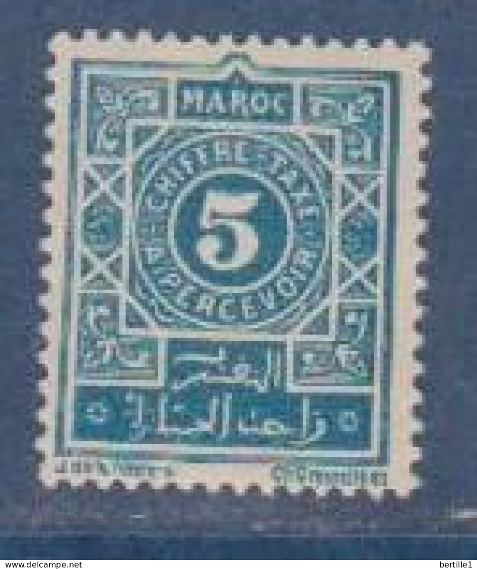 MAROC          N°  YVERT   TAXE 28  NEUF AVEC CHARNIERES   ( CHARN 05/43 ) - Postage Due