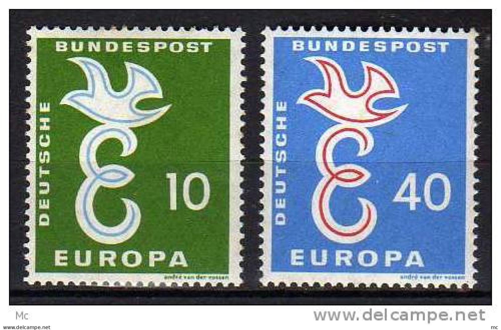 Europa Allemagne De 1958 Luxe ** - 1958
