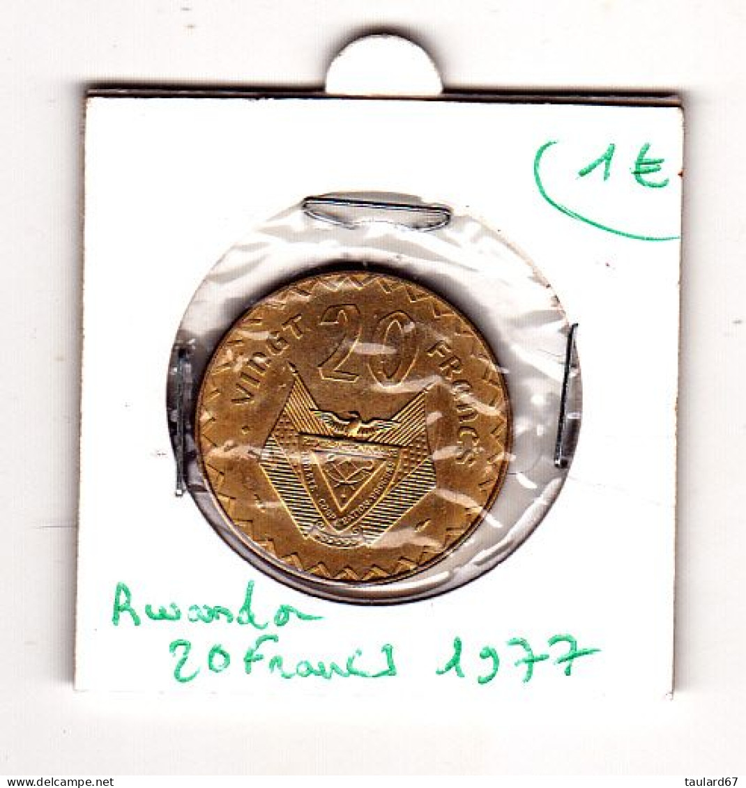 Rwanda 20 Francs 1977 - Rwanda