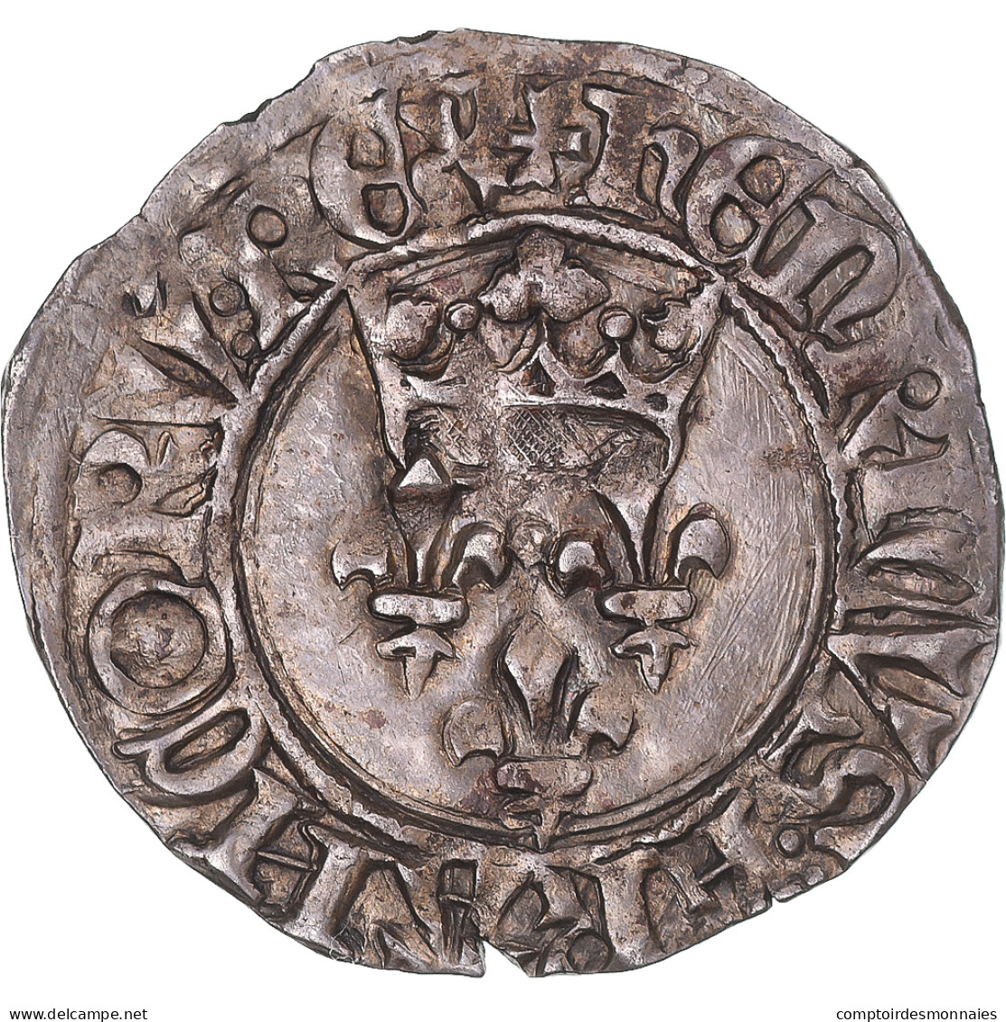 Monnaie, France, Henri V, Florette, 1419-1422, Rouen, SPL, Argent, Ciani:589 - 1066-1485: Hochmittelalter