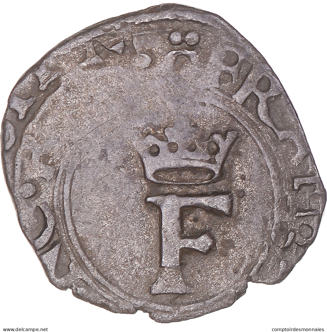 Monnaie, France, François Ier, Liard à L'F Et à La Croisette, 1540-1547 - 1515-1547 Frans I