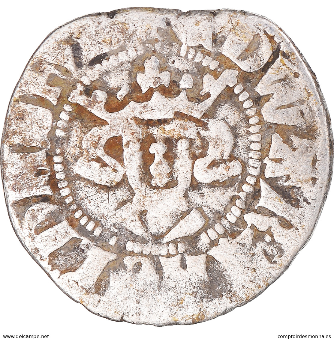 Monnaie, Grande-Bretagne, Edward I, II, III, Penny, Durham, TB+, Argent - 1066-1485: Hochmittelalter