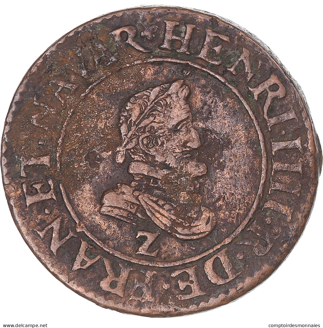 Monnaie, France, Henri IV, Double Tournois Du Dauphiné, 1608, Grenoble, TTB - 1589-1610 Henri IV Le Vert-Galant