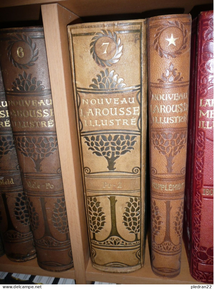 COLLECTION COMPLETE LAROUSSE MENSUEL ILLUSTRE 14 VOLUMES 1907 1957 AVEC TOUS LES SUPPLEMENTS + NOUVEAU LAROUSSE ILLUSTRE - Encyclopaedia