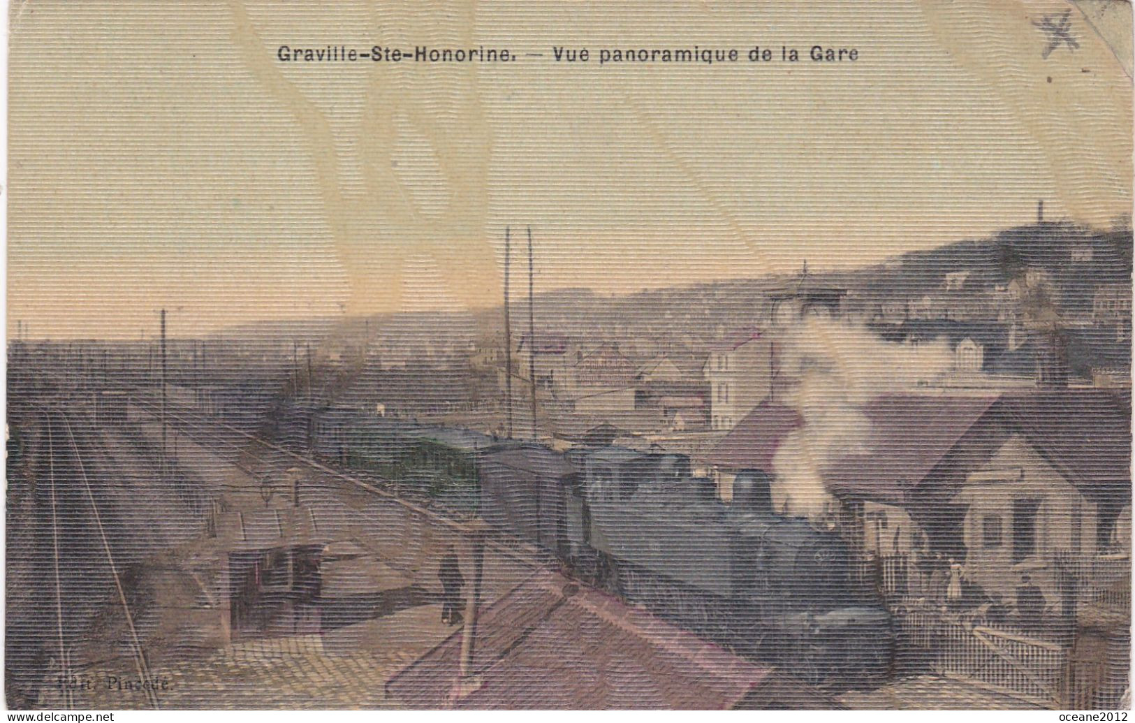 [76] Seine Maritime > Le Havre > Graville Sainte Honorine. Vue Panoramique De La Gare - Graville