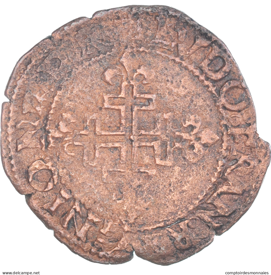 Monnaie, France, Louis XII, Cavallo, 1498-1514, Aquilée, TB+, Cuivre - 1498-1515 Lodewijk XII