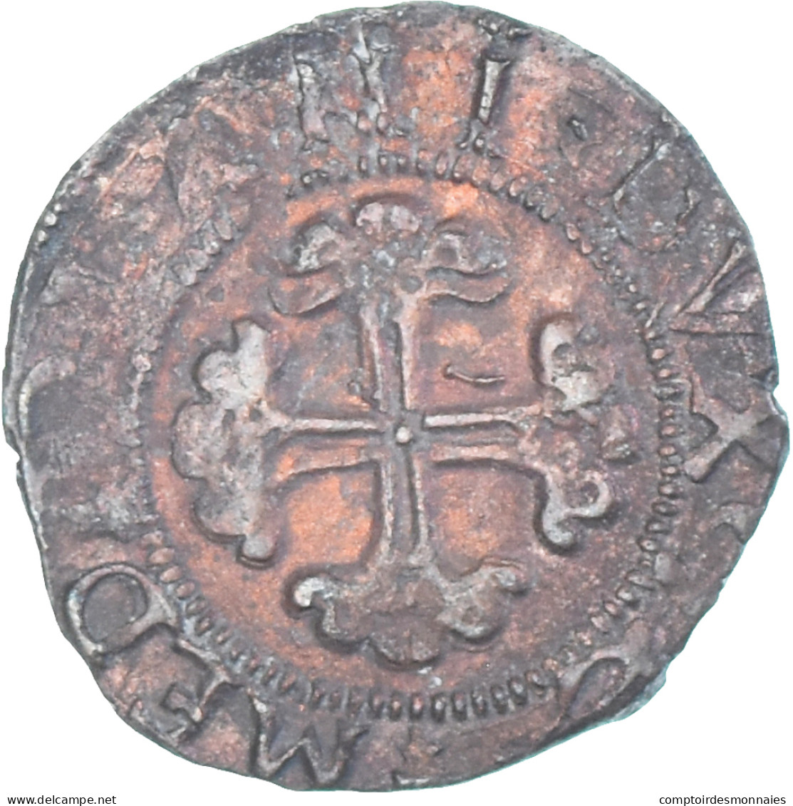 Monnaie, France, Louis XII, Trillina, 1498-1514, Milan, TTB, Cuivre - 1498-1515 Lodewijk XII