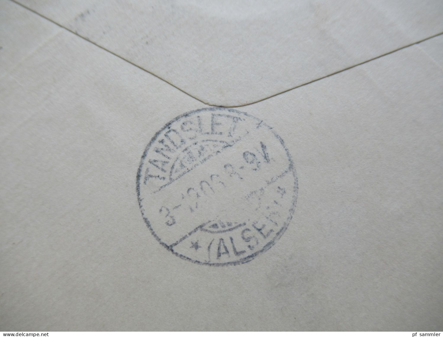 USA 1905 Ganzsachen Umschlag Mit ZuF Stempel Los Banos Cal. Nach Kettingholz Ank. Stempel Tandslet (Alser) - Lettres & Documents