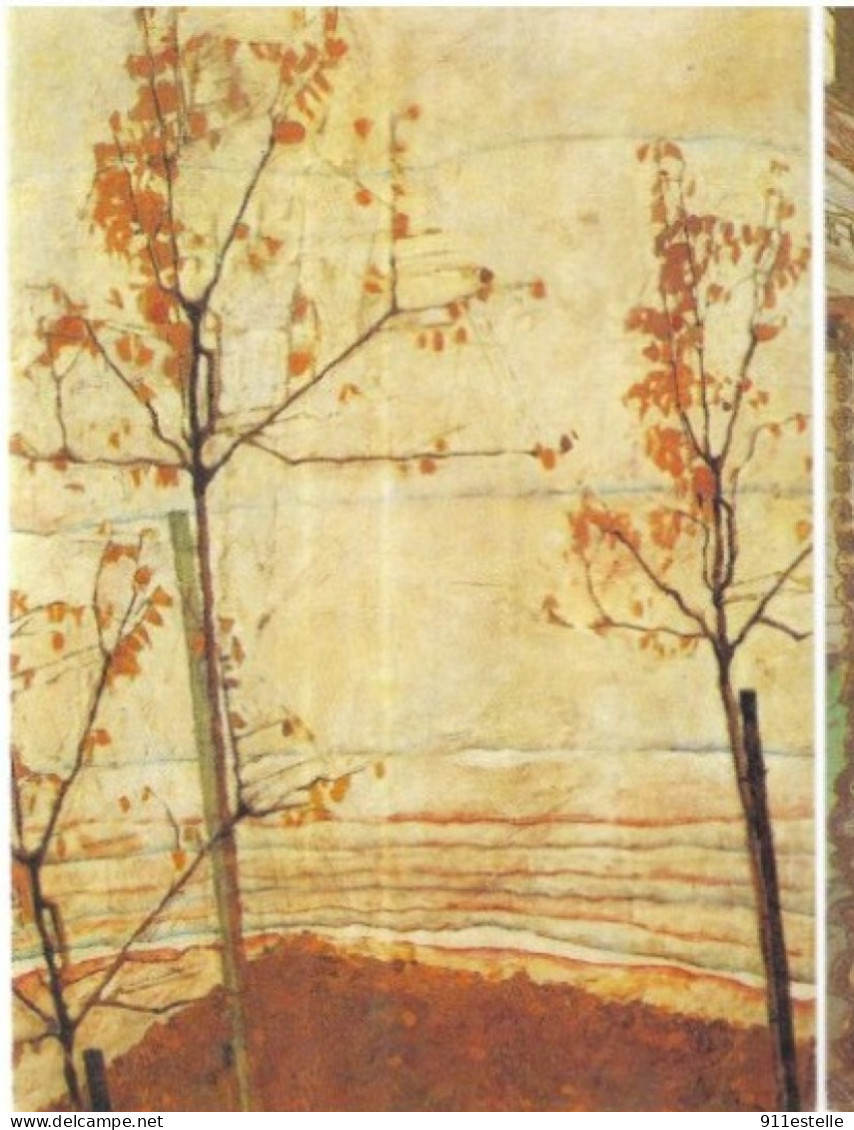 EGON SCHIELE  /   ARBRES D AUTOMNE 1911 - Schiele