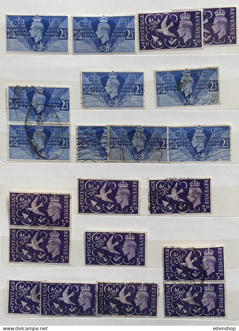 1937-1951 King George V1 COLLECTION 74 Stamps Mint And Used (see Description) - Unclassified