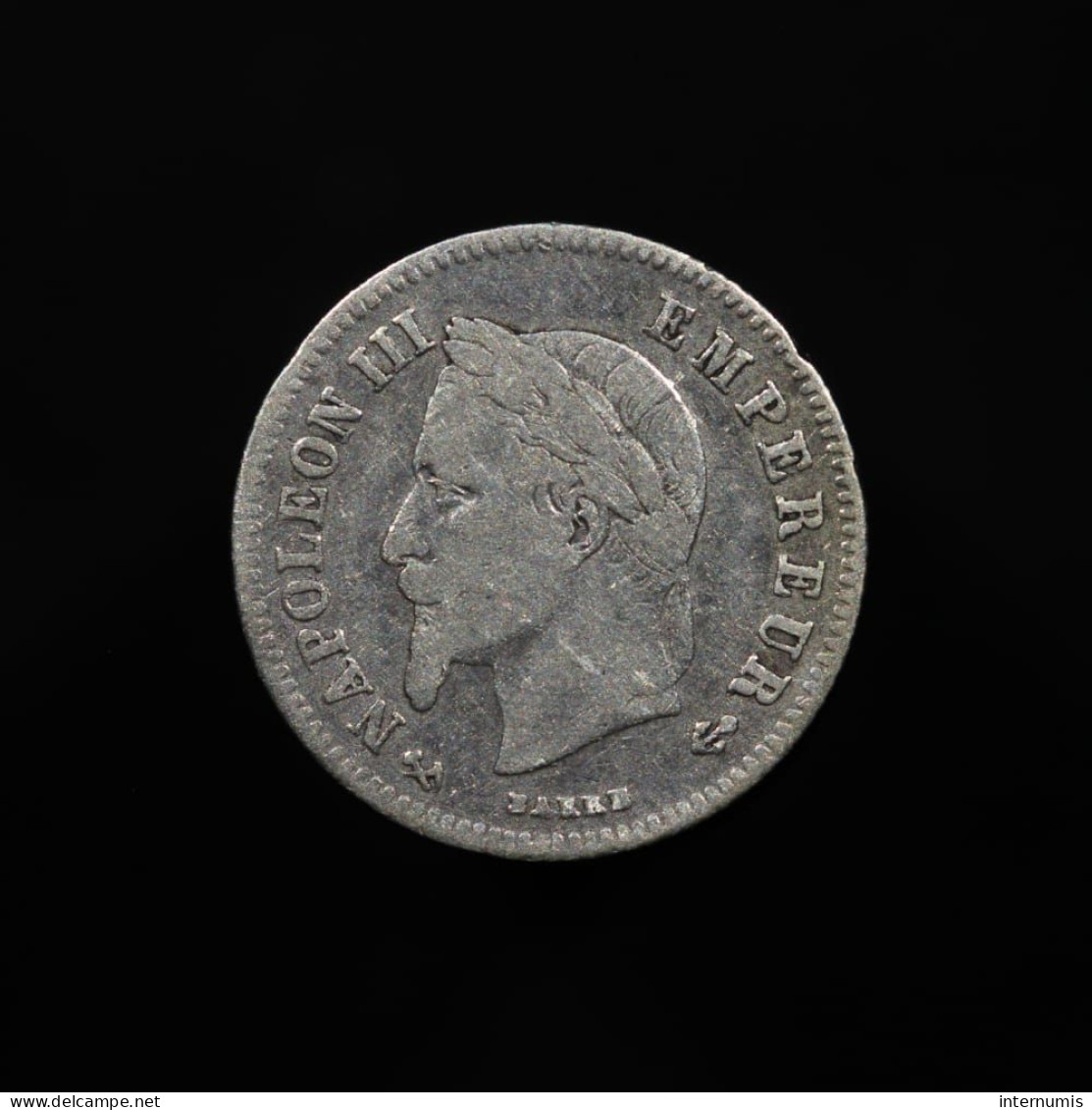 France, Napoléon III, 20 Centimes, 1866, K - Bordeaux, Argent (Silver), TB+ (VF), KM# 805.3, F.149/6, Gad.308 - 20 Centimes