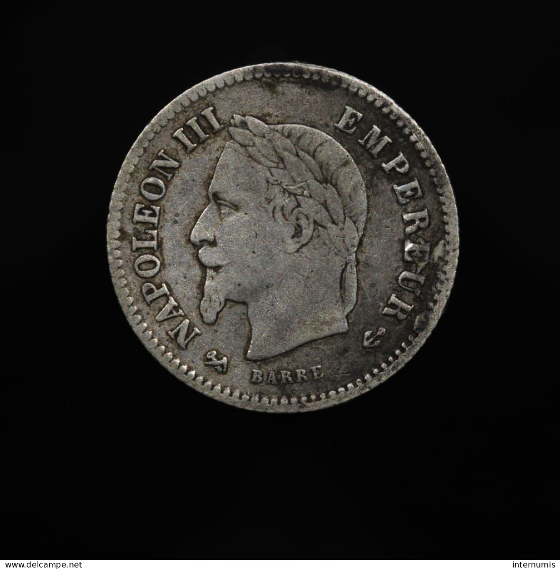 ASSEZ RARE - Napoléon III, 20 Centimes, 1867, K - Bordeaux, Argent (Silver), TB+ (VF), KM# 808.3, F.150/3, Gad.309 - 20 Centimes