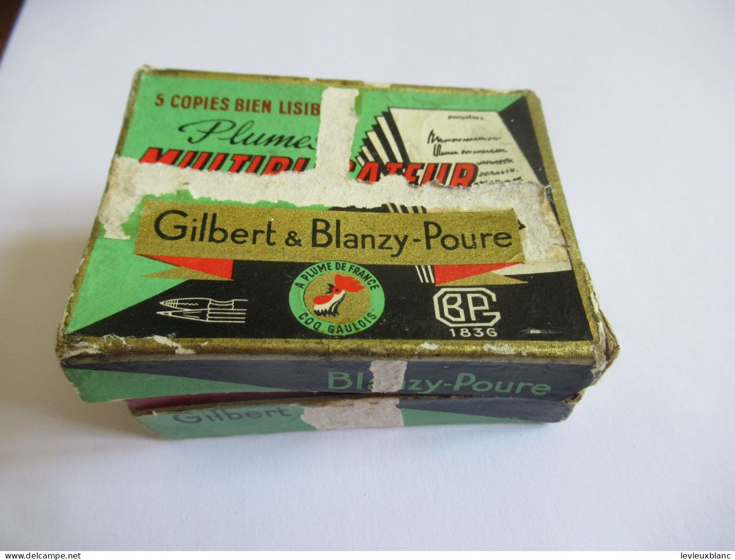 Gilbert & Blanzy-Poure/ Coq Gaulois /Multiplicateur /"N°34 Pointe à Boule"/+ 80  Plumes// Vers 1945 -1960    CAH357 - Plumes