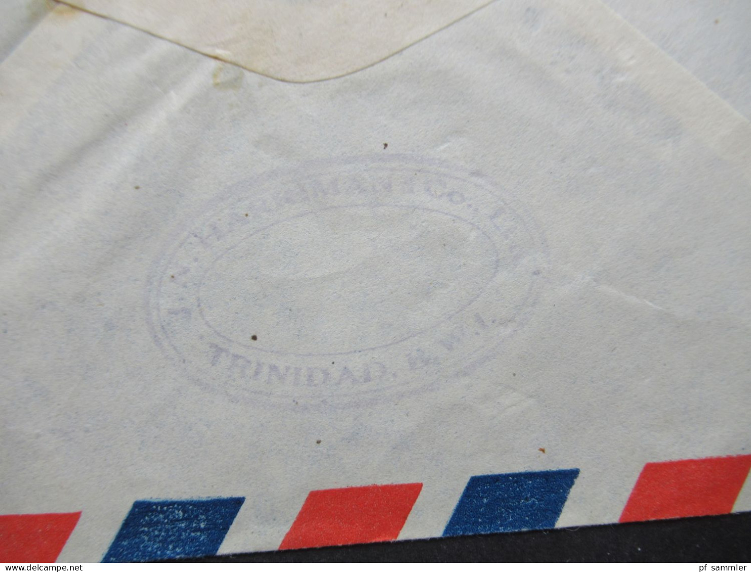 GB Kolonie 1944 Trinidad % Tobago MiF Via Air Mail Nach New York Gesendet - Trinidad Y Tobago