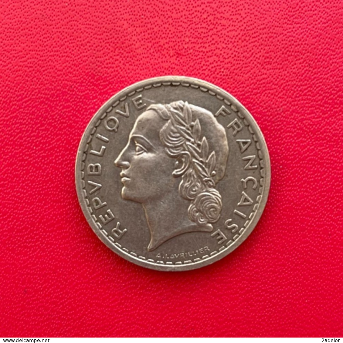 Belle Monnaie De 5 Francs Lavrillier 1938. Etat TTB/TTB+ - 5 Francs