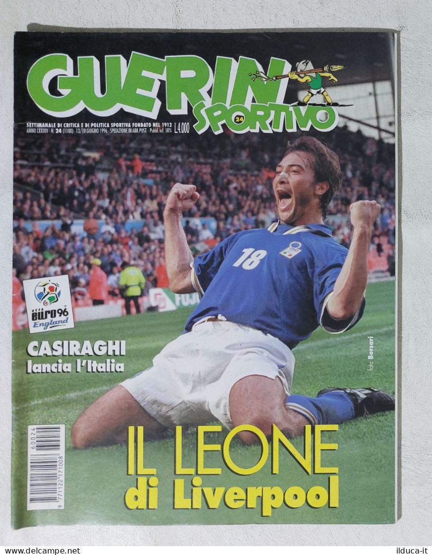 I115065 Guerin Sportivo A. LXXXIV N. 24 1996 - Casiraghi - Liverpool - Italia - Sport