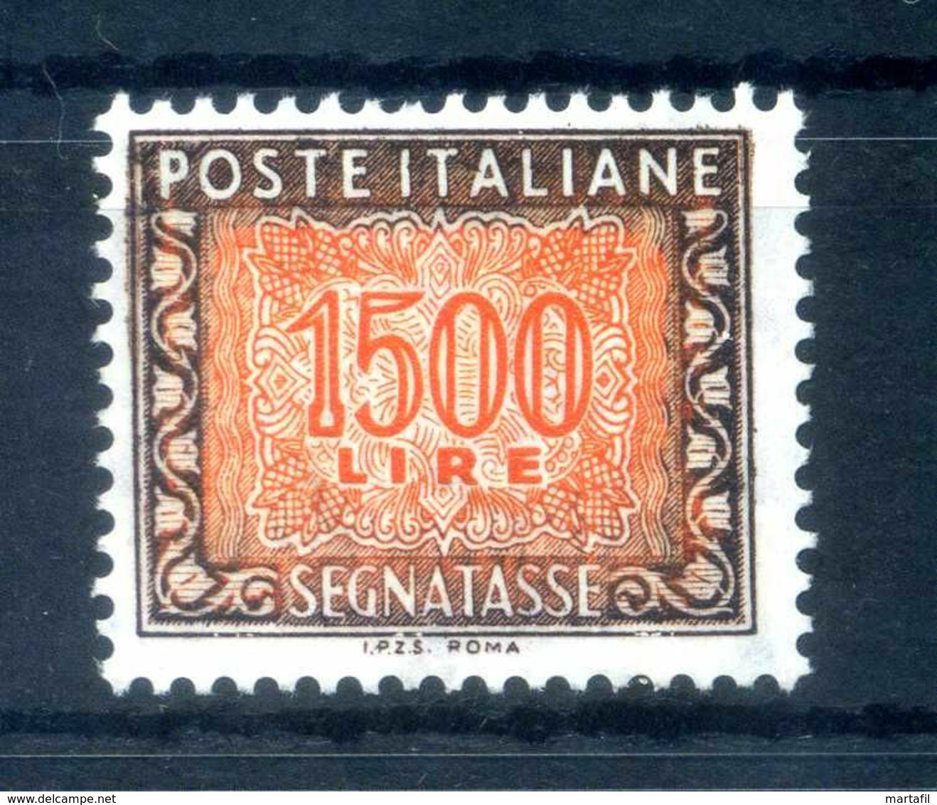 1955-81 REPUBBLICA SEGNATASSE 1500 Lire MNH ** N.125 - Strafport