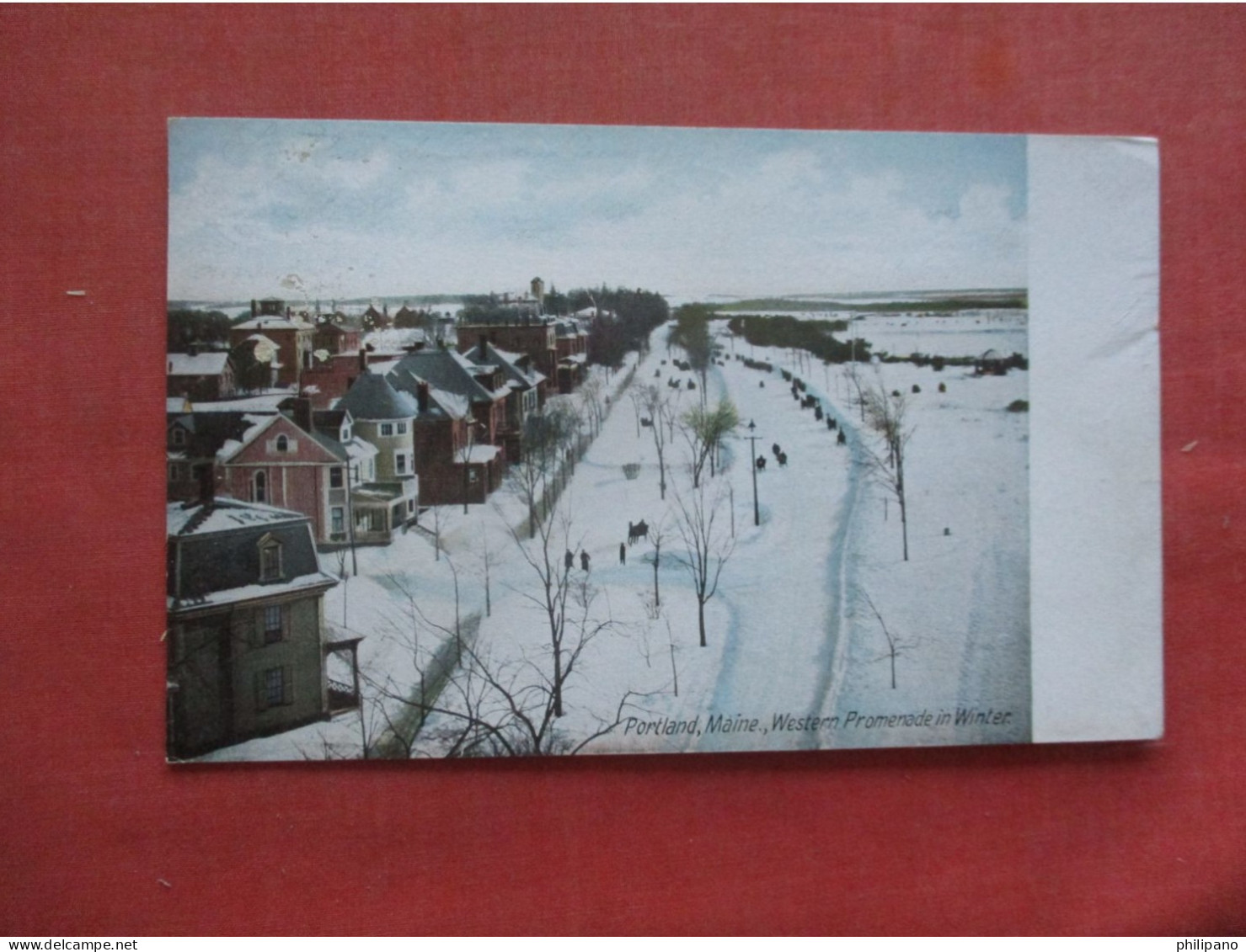 Western Promenade In Winter.  Portland  Maine > Portland  Ref 6102 - Portland