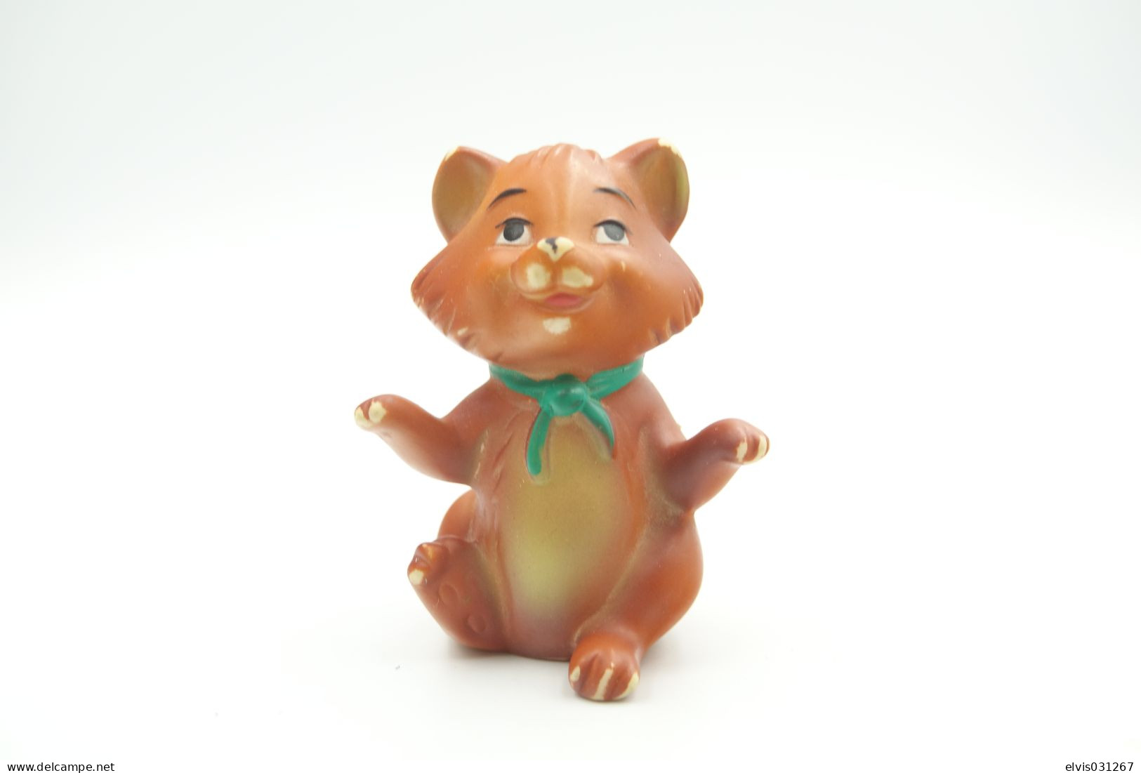 PIEPER POUET SQUEAKY: DELACOSTE DISNEY TOULOUSE ARISTOCATS ARISTOCHATS - L=7 - Rubber - Vinyl - 1971's - Schtroumpfs (Los Pitufos)