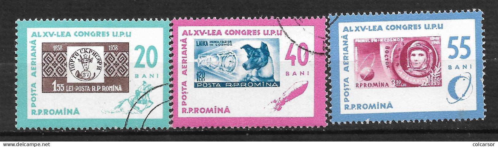 ROUMANIE   P.A  N°178/79/80 - Usati