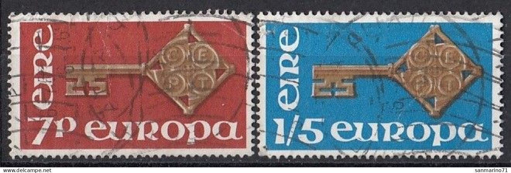 IRELAND 202-203,used,falc Hinged - 1968