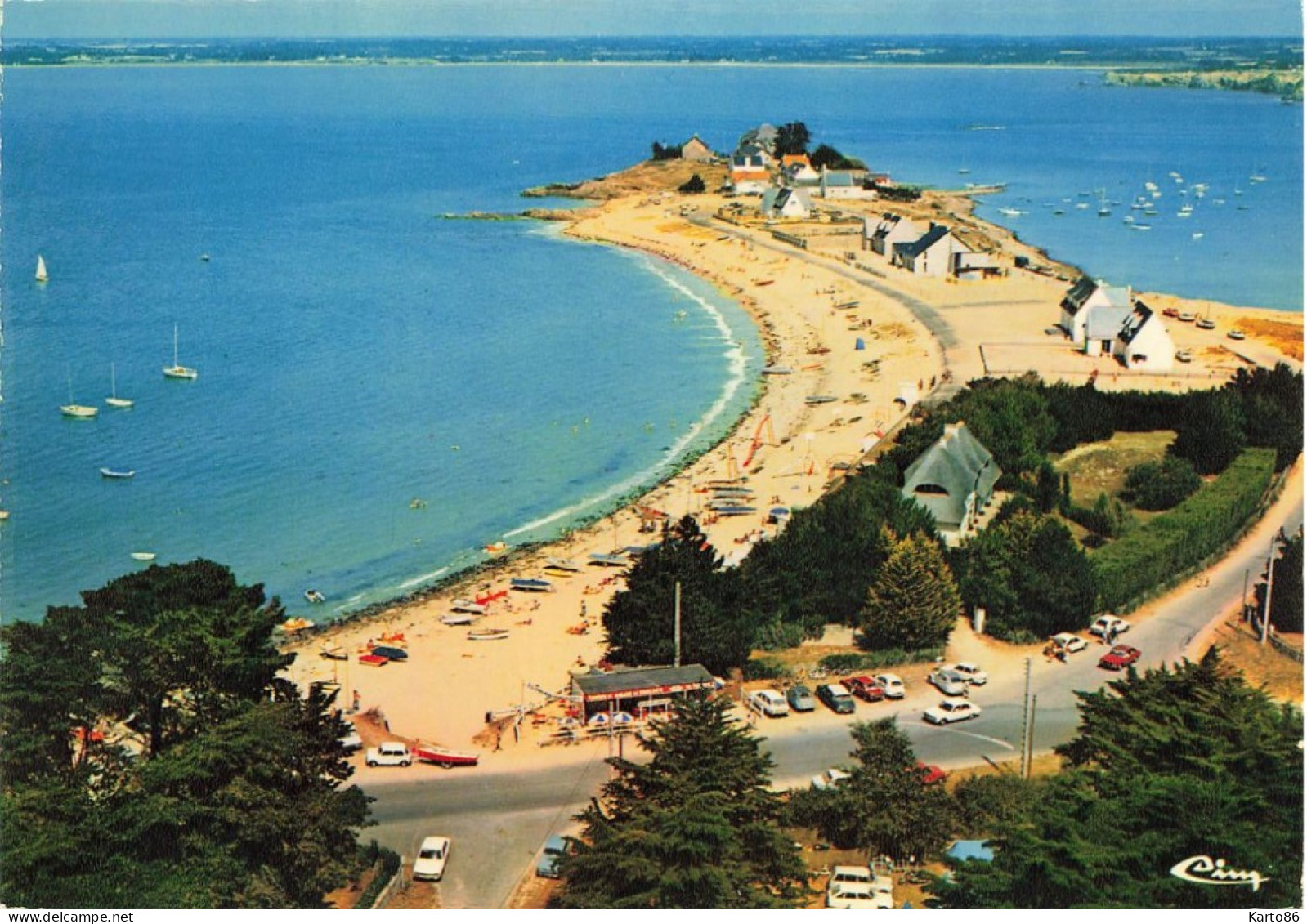 Quimiac * Mesquer * Vue Aérienne Sur La Plage De Sorlock * Le Club De Voile , La Buvette - Mesquer Quimiac