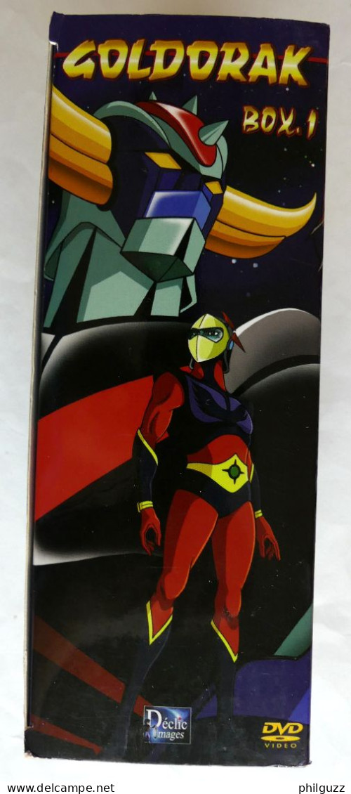 Coffret GOLDORAK BOX 1 VERSION FRANCAISE 5 DVD TBE Grendizer Episodes 1 à 26 - Cartoons