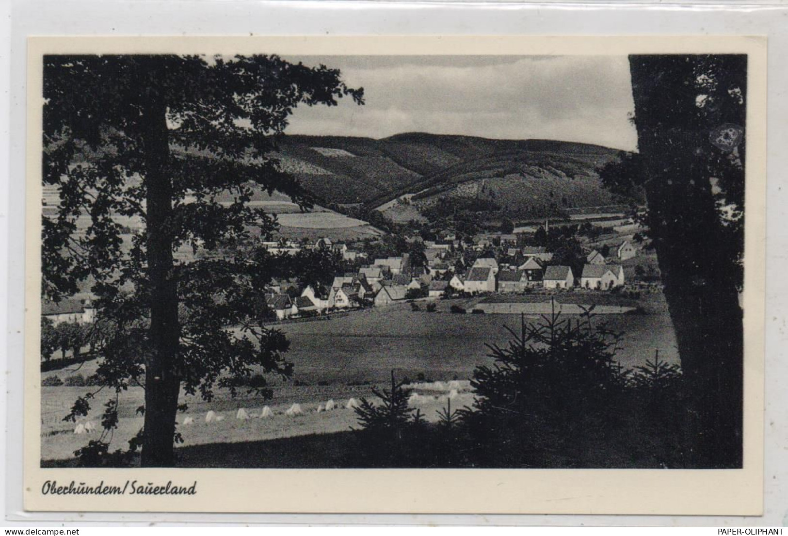 5942 KIRCHHUNDEM - OBERHUNDEM, Blick Auf Den Ort, Verlag Gehring - Olpe