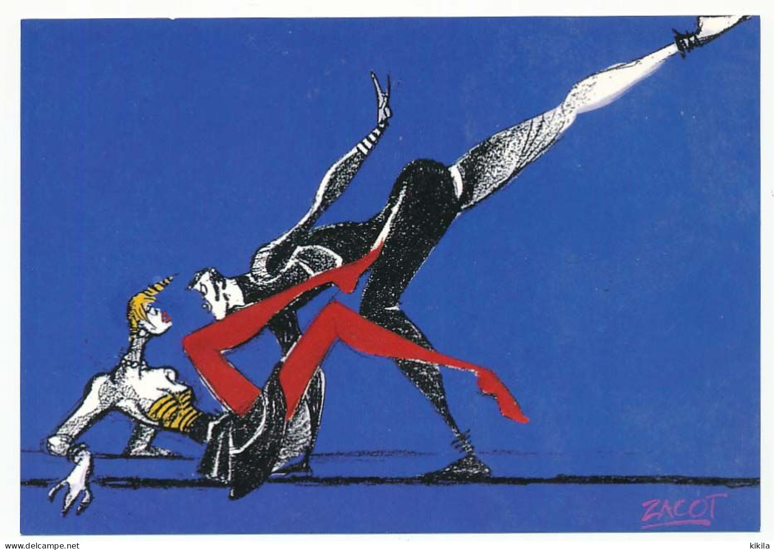 CPSM / CPM 10.5 X 15 Illustrateur ZACOT Couple De Danseur - Zacot, Fernand