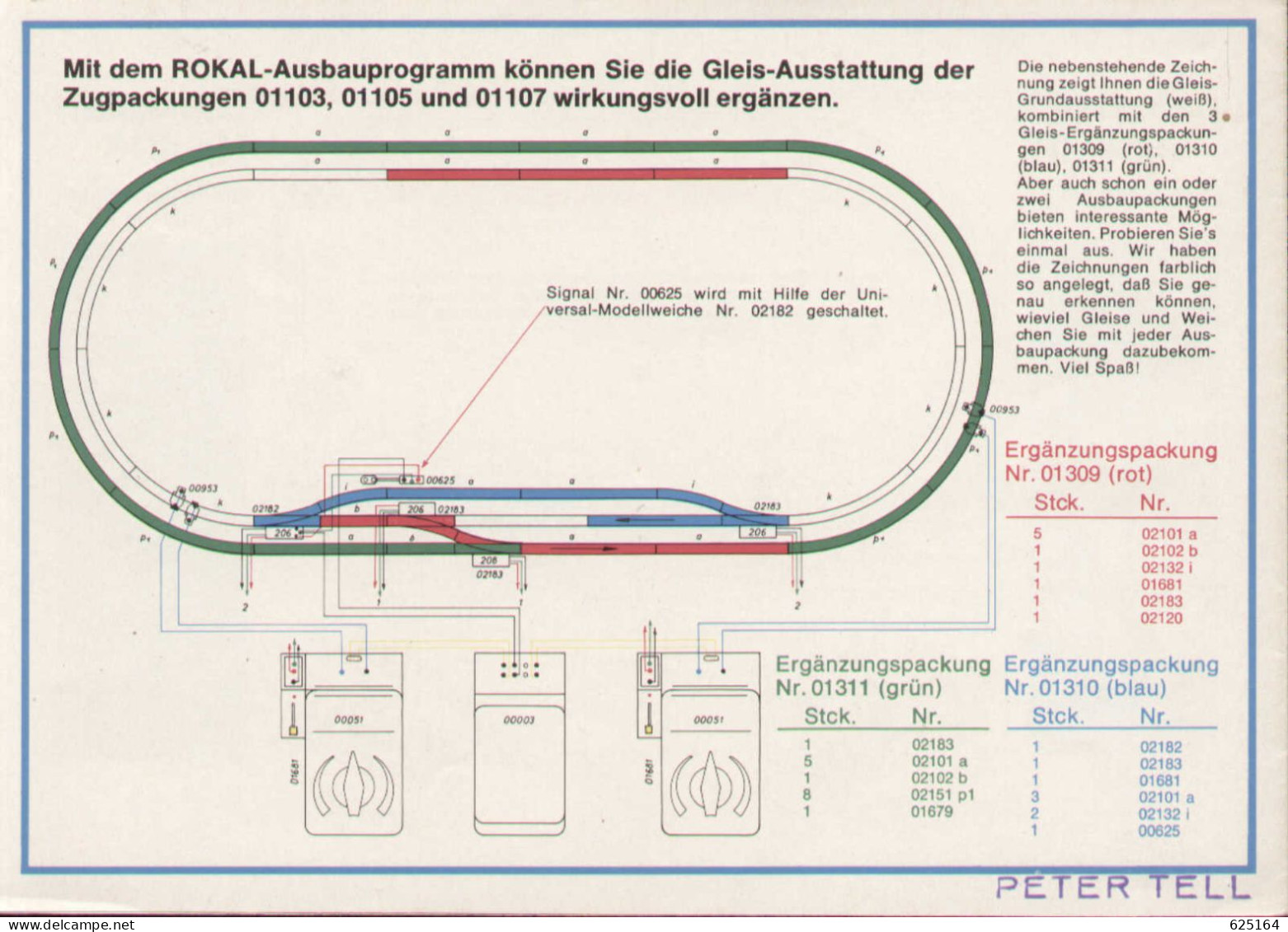 Catalogue Rokal 1967 Modellbahen Gleispläne  TT 1:120 12 Mm - Deutsch