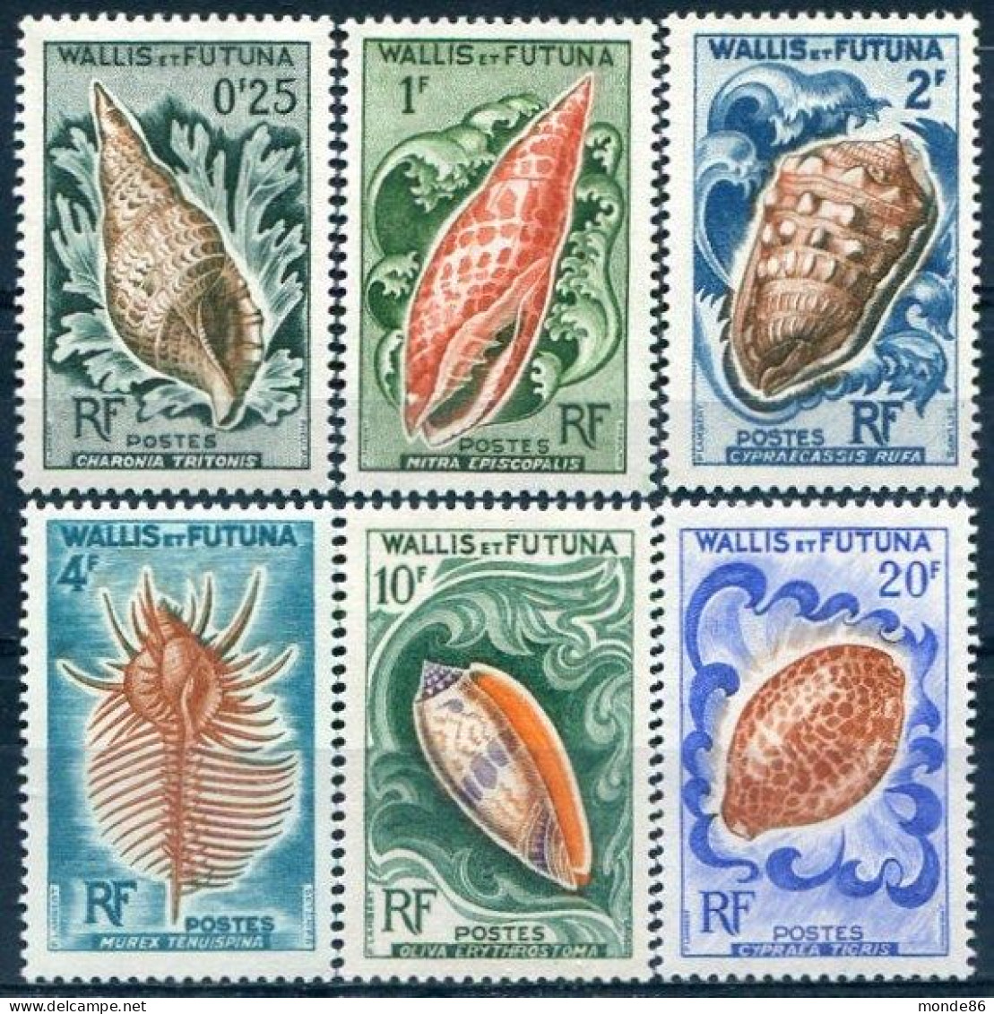 WALLIS & FUTUNA - Y&T  N° 162-167 ** - Unused Stamps