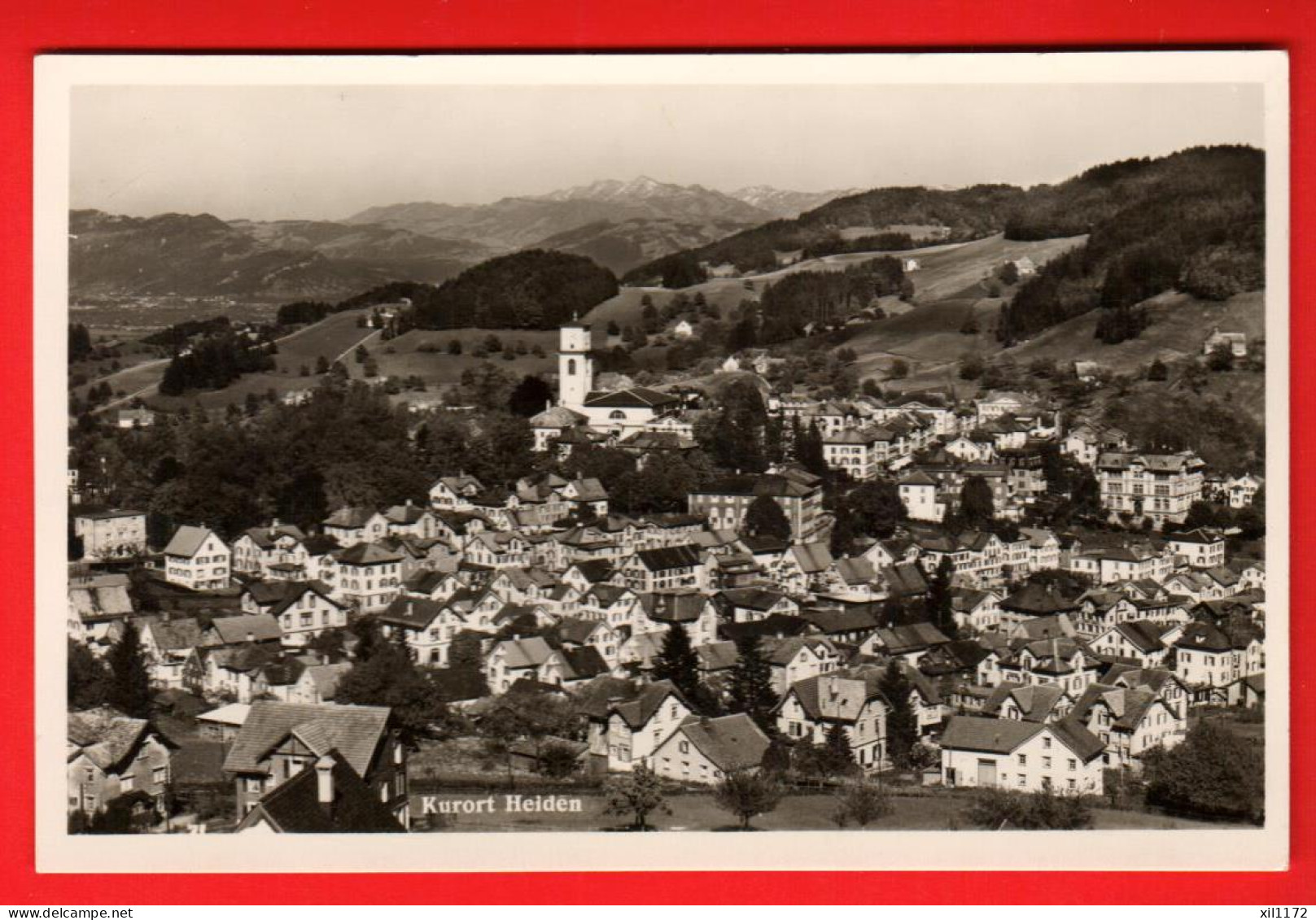 ZVF-33  Heiden Generalansicht.  Gelaufen 1942 Verlag Kellenberger 1041 - Heiden