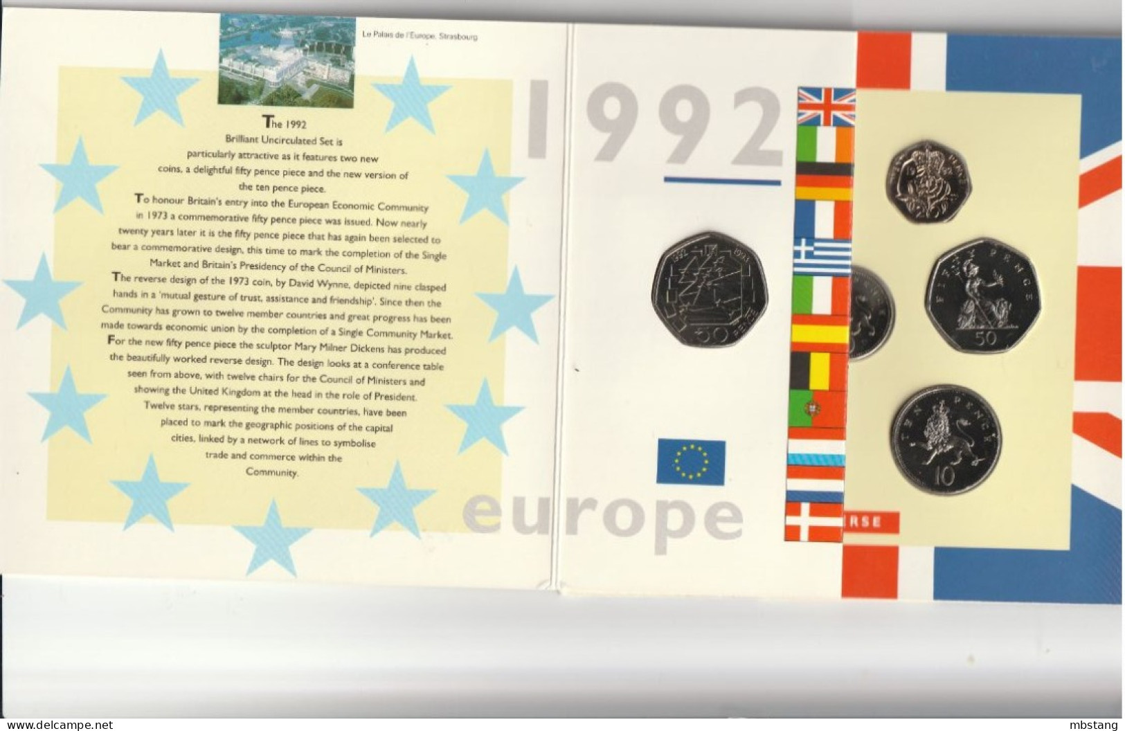 REINO UNIDO  1992 MINT SET - Mint Sets & Proof Sets