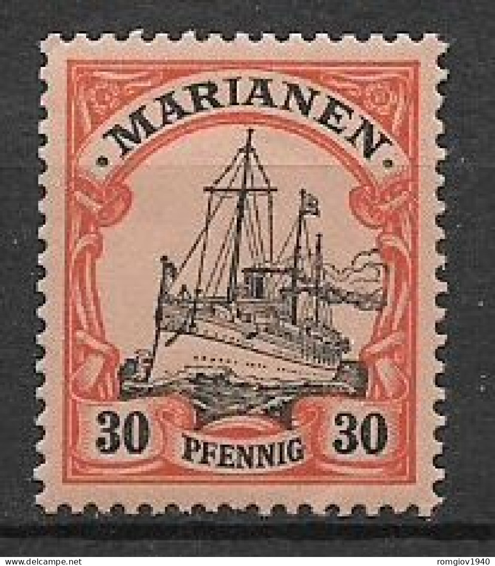 MARIANNE COLONIA TEDESCA 1900 SOPRASTAMPATI YVERT.12   MLH VF - Marianen