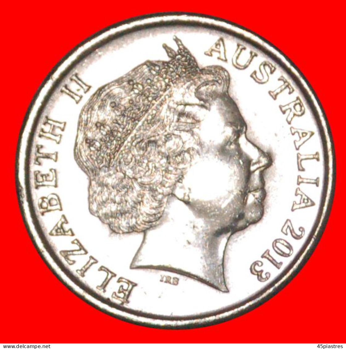 * ECHIDNA (1999-2019): AUSTRALIA  5 CENTS 2013! MINT LUSTRE! ELIZABETH II (1953-2022) · LOW START! · NO RESERVE!!! - 5 Cents