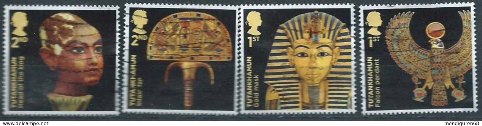 GROSSBRITANNIEN GRANDE BRETAGNE GB 2022 TUTANKHAMUN SET 4V USED SG 4743-6 MI 507881 YT 5475-8 SN 4303-6 - Oblitérés