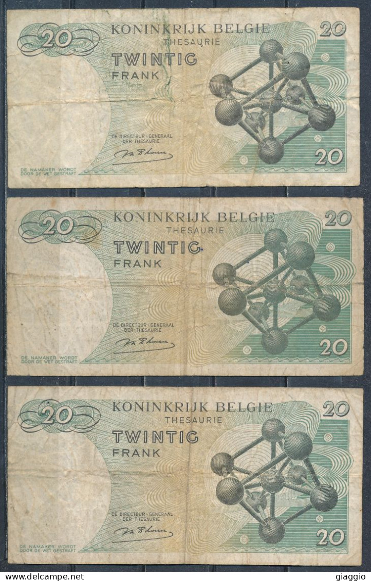 °°° BELGIO BELGIUM 20 FRANCS 1964 °°° - 20 Francs