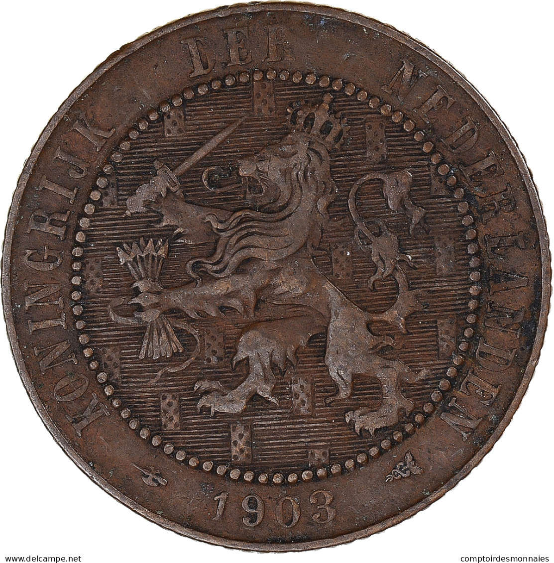 Monnaie, Pays-Bas, 2-1/2 Cent, 1903 - 2.5 Cent
