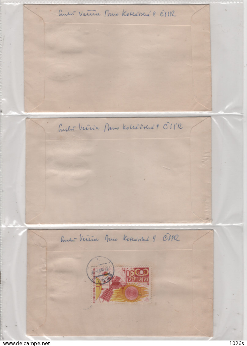 LOT DE 12 ENVELOPPES 1er JOUR DE TCHECOSLOVAQUIE DE 1967 - Lettres & Documents